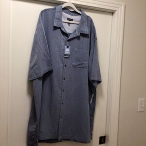 Mens NWT Van Heusen Big & Tall Button up